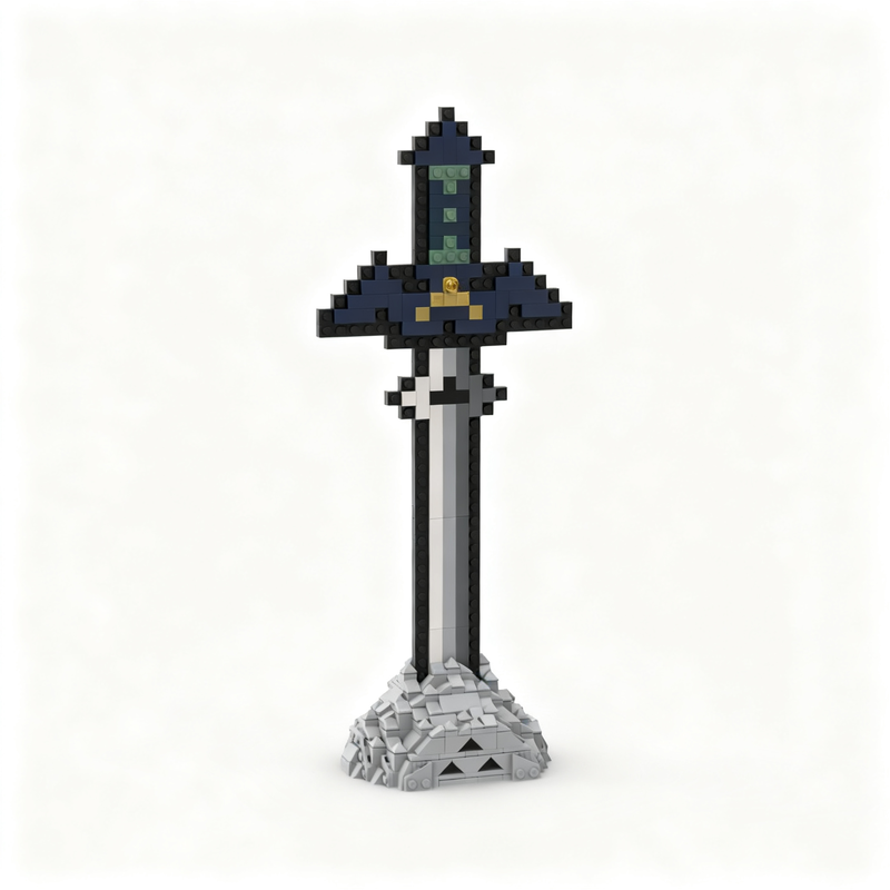 Art Craft Idea - 535pcs MOC Master Sword Zeldas Model