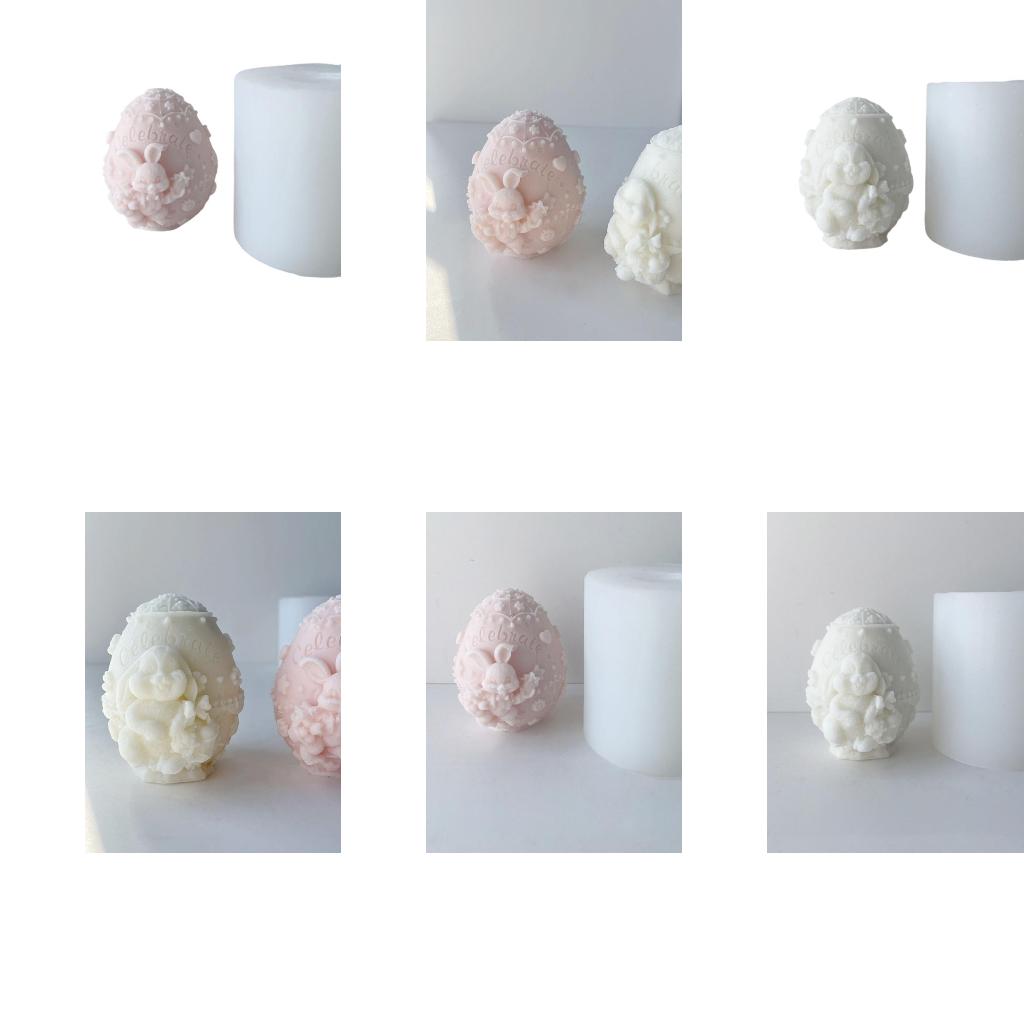 Art Craft Description - 3D Easter Mold DIY Bunny Silicone