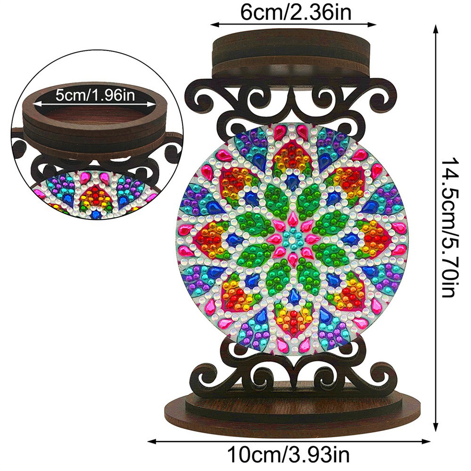 Flower candle holder Halloween - Art Craft Kit ulasan dan harga