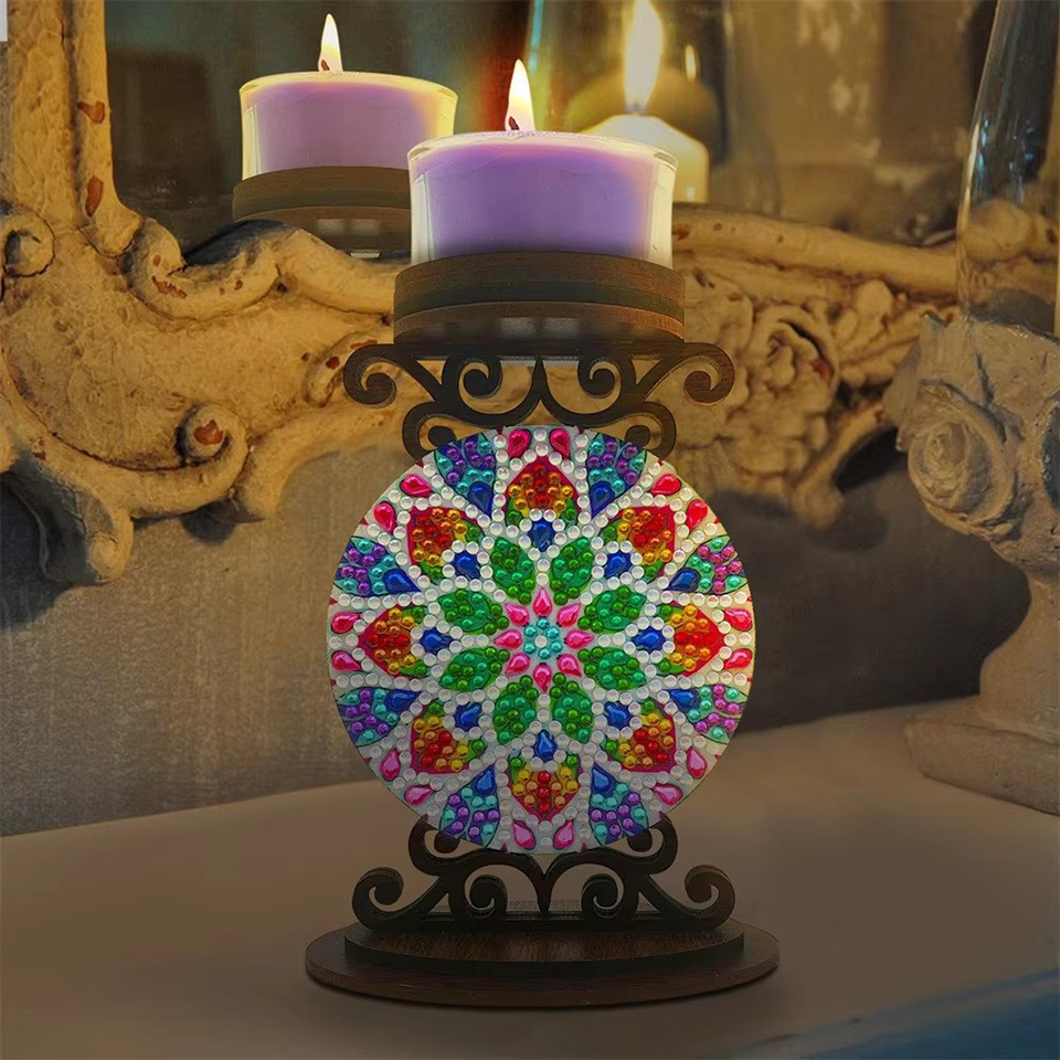 Flower candle holder Halloween - Art Craft Kit ulasan dan harga