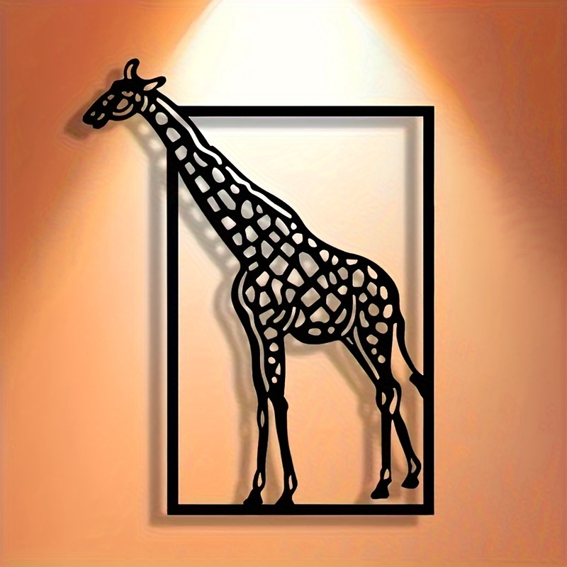 Abstract giraffe metal wall ar - Art Craft Simple ulasan dan harga