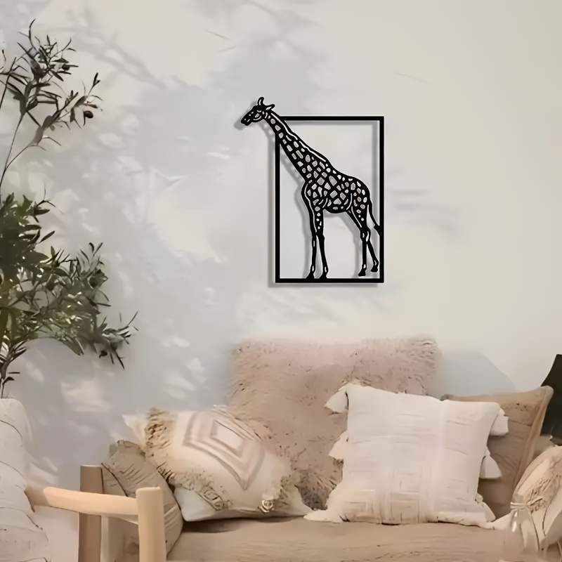 Abstract giraffe metal wall ar - Art Craft Simple ulasan dan harga