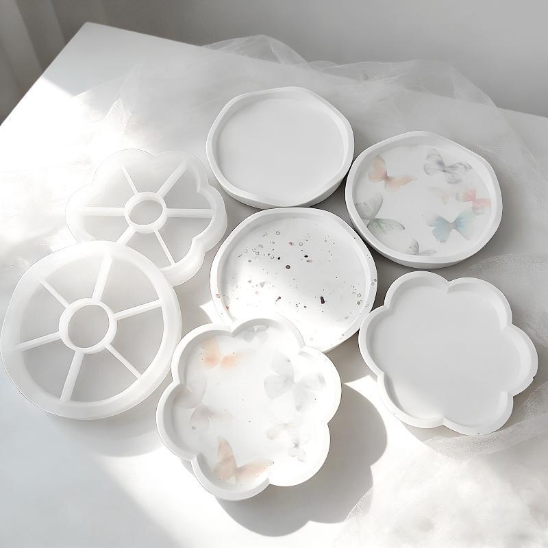 Flower Round Silicone Tray Mol - Art Craft Flower Making ulasan dan harga
