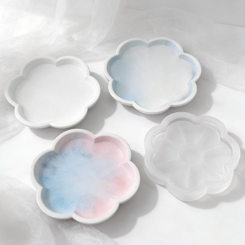 Flower Round Silicone Tray Mol - Art Craft Flower Making ulasan dan harga