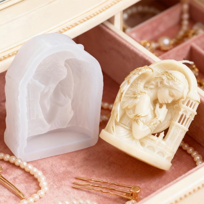 QX2E Angel Tower Silicone Mold - Art Craft Description ulasan dan harga
