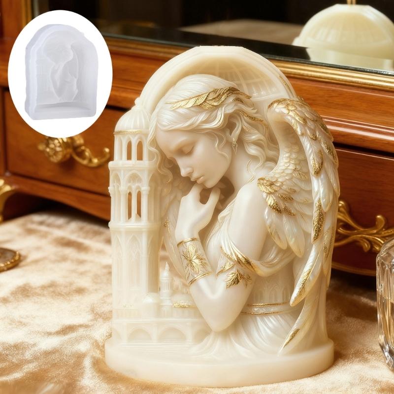 QX2E Angel Tower Silicone Mold - Art Craft Description ulasan dan harga