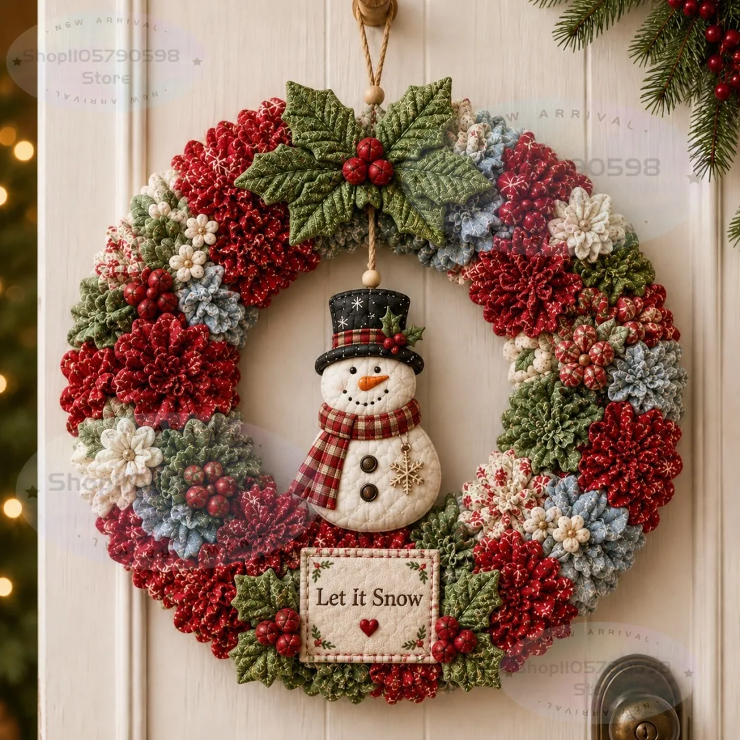 2026 3D Fabric Poke Wreath DIY - Art Craft Kit ulasan dan harga