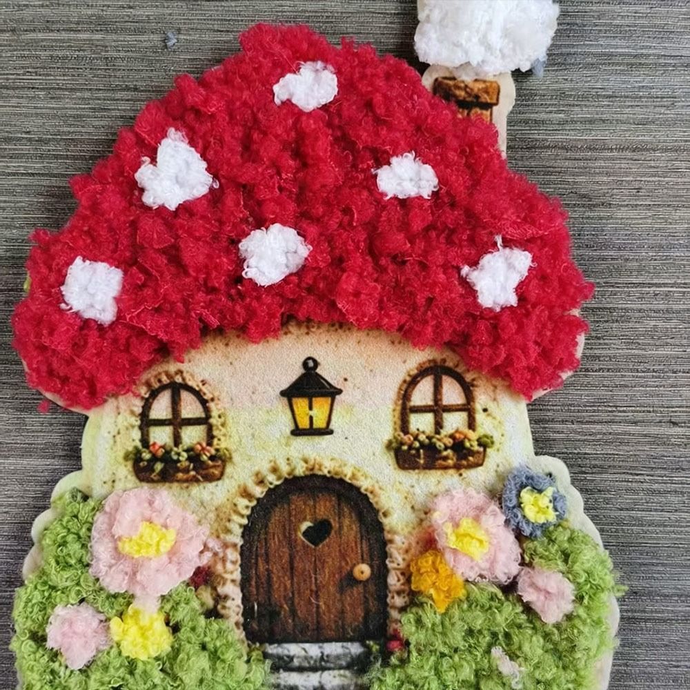Whimsical Village 3D Fabric Po - Art Craft Village ulasan dan harga