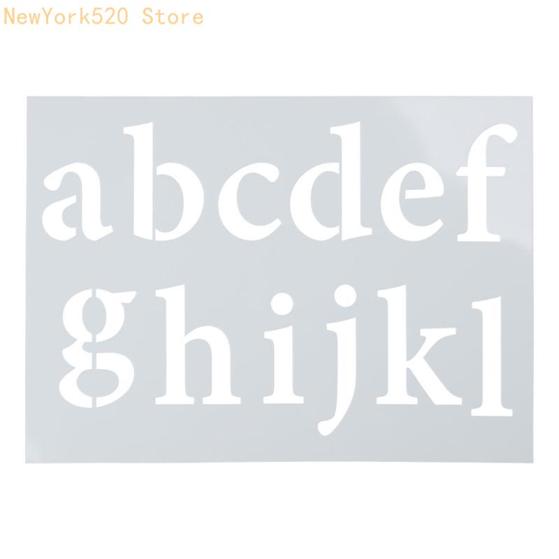 40pcs Letter Stencils Reusable - Art Craft Description ulasan dan harga