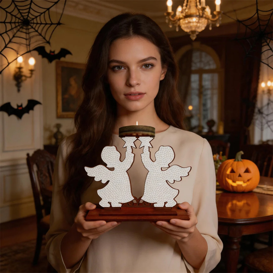 kid candle holder Halloween ho - Art Craft Kit ulasan dan harga