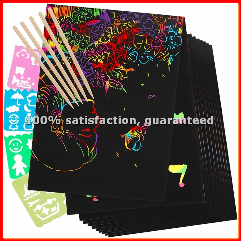 Scratch Paper Art Set, Black C - Art Craft Game ulasan dan harga