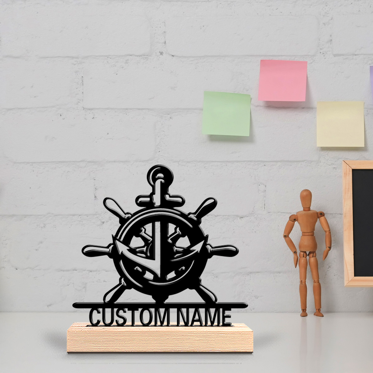 1pc Simple boat anchor Custom  - Art Craft Simple ulasan dan harga