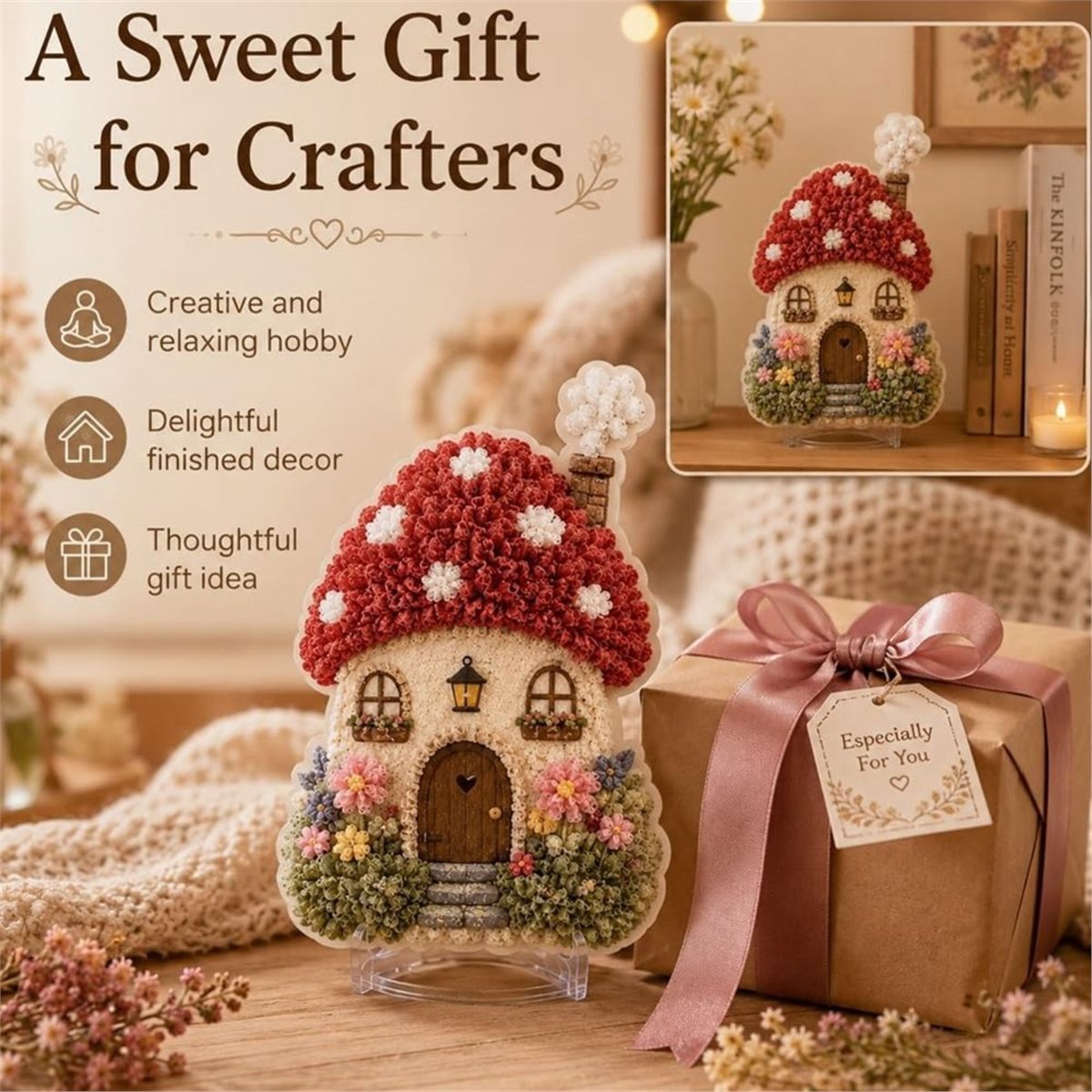 Whimsical Village 3D Fabric Po - Art Craft Village ulasan dan harga