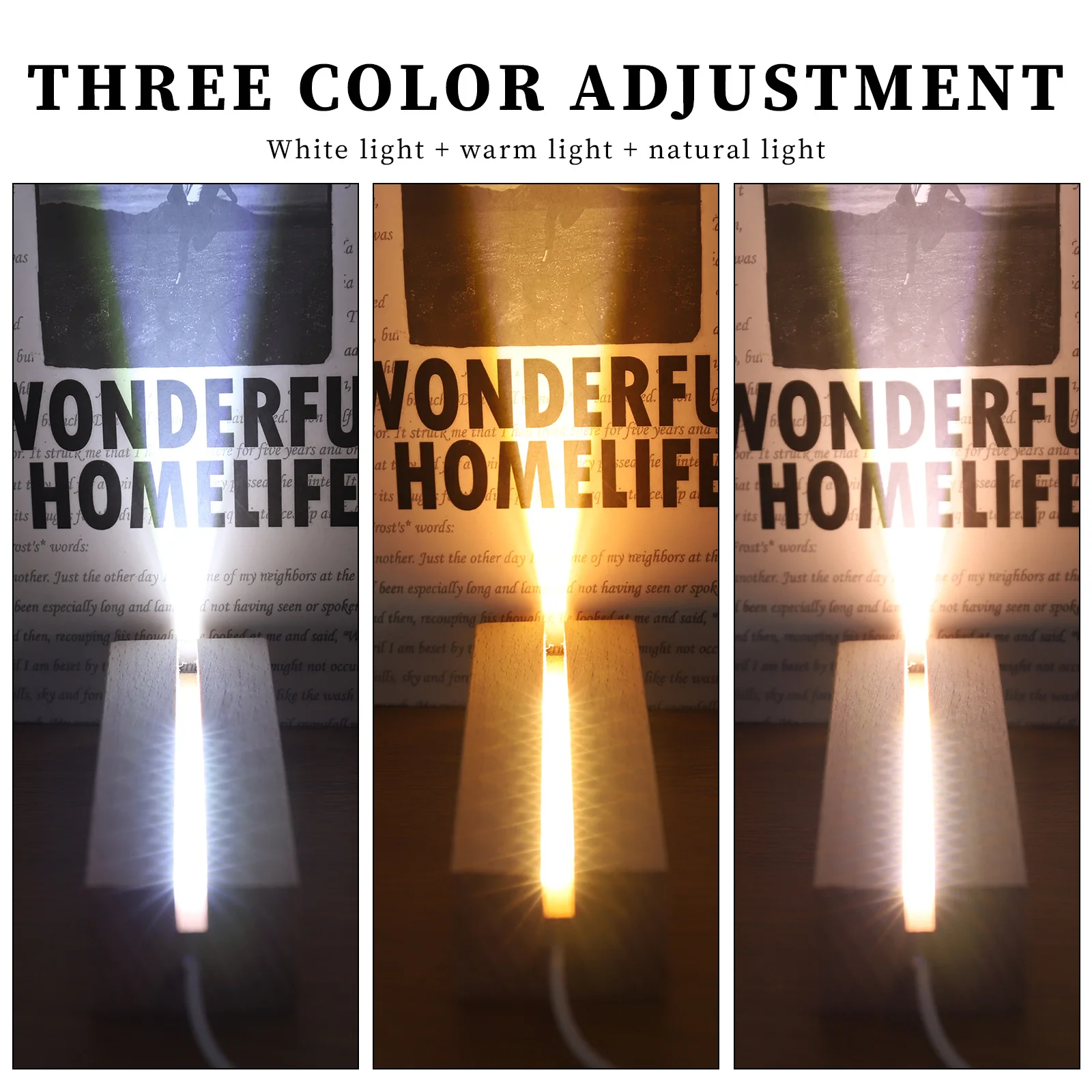 1-10pcs LED Wood Light Display - Light Art And Craft ulasan dan harga