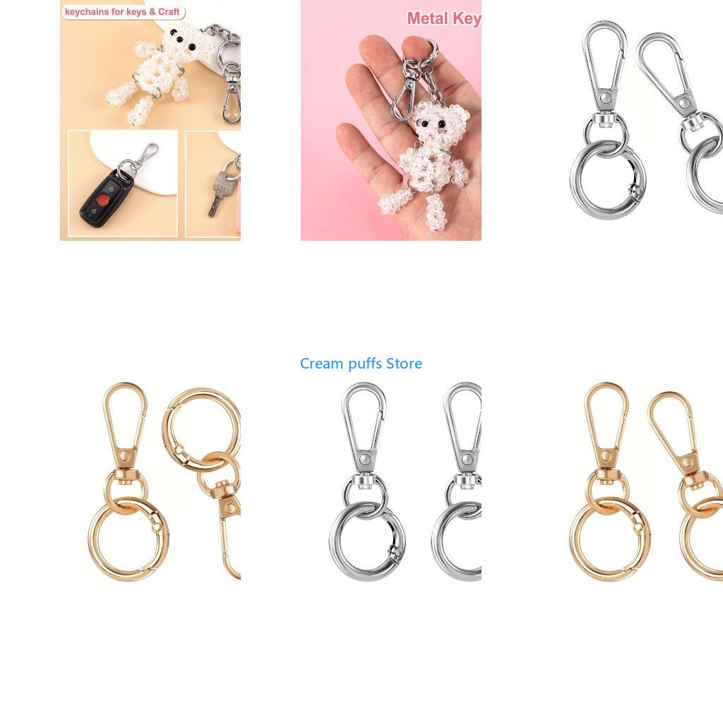 50LE Metal Swivels Hook and Ri - Art Craft Description ulasan dan harga