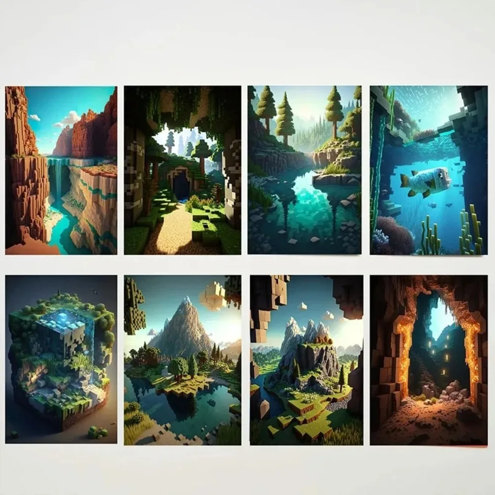 Mine Game Pixel Craft Landscap - Art Craft Game ulasan dan harga