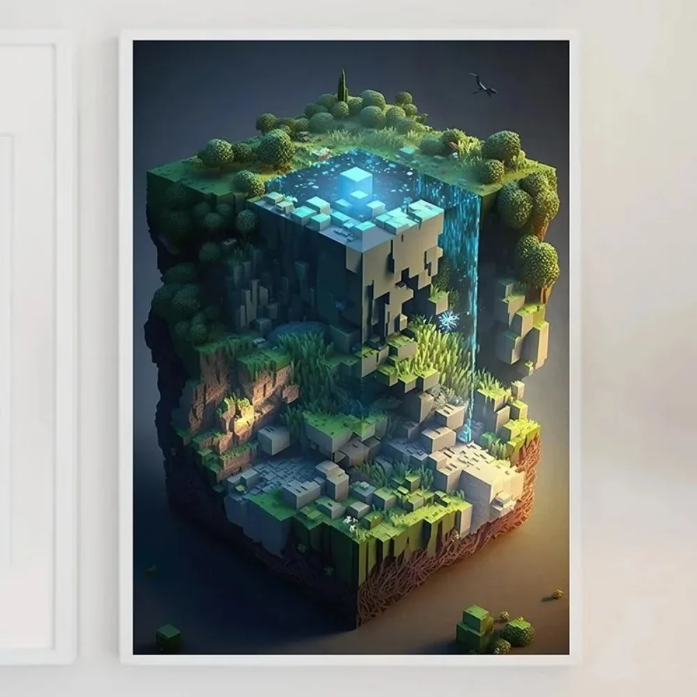 Mine Game Pixel Craft Landscap - Art Craft Game ulasan dan harga