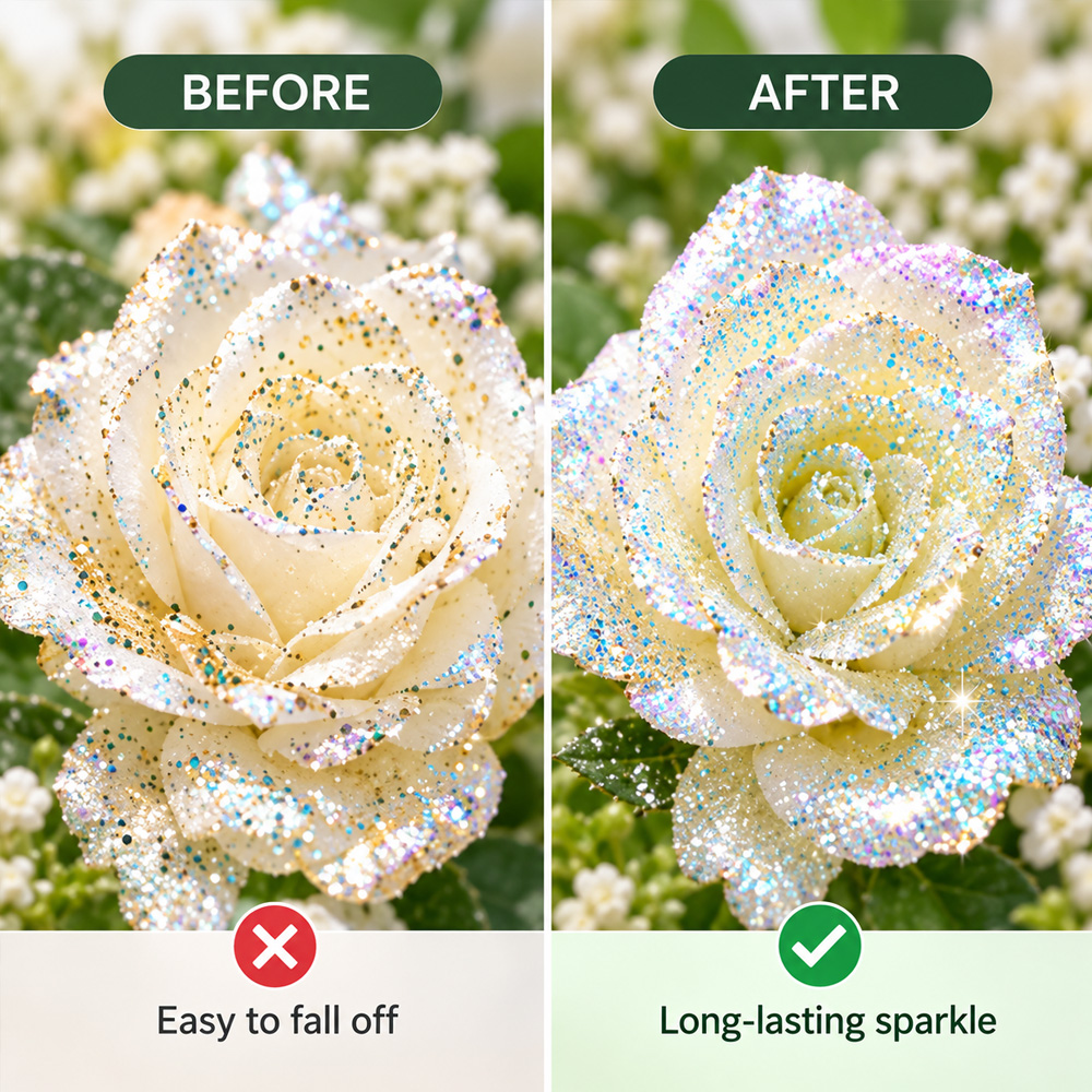 Floral Glitter Spray Kit with  - Art Craft Kit ulasan dan harga