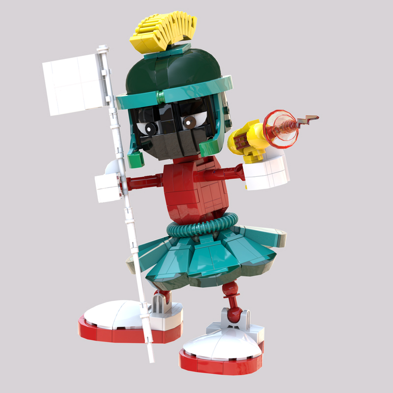 414pcs MOC Marvin The Martian  - Art Craft Idea ulasan dan harga