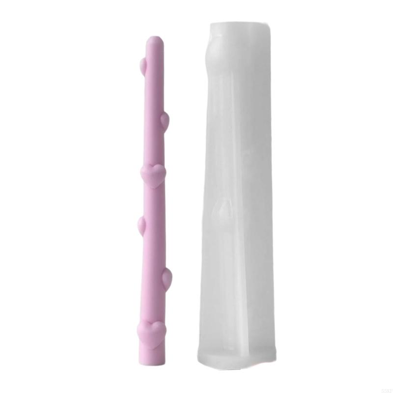 Long Silicone Mould with Heart - Art Craft Description ulasan dan harga