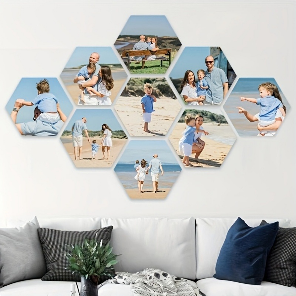 Custom Wall Decor — Modern Hex - Art Craft Christmas ulasan dan harga