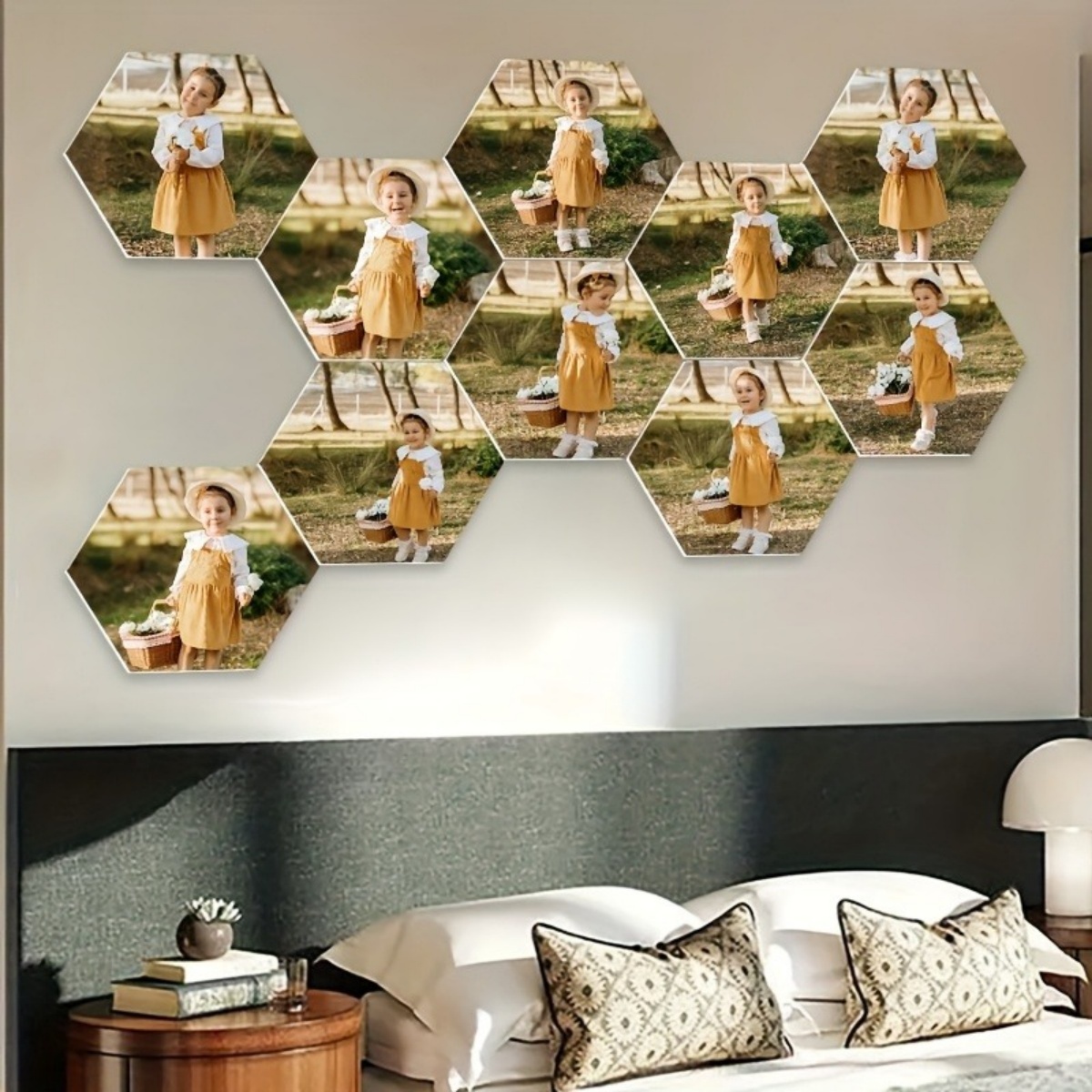 Custom Wall Decor — Modern Hex - Art Craft Christmas ulasan dan harga