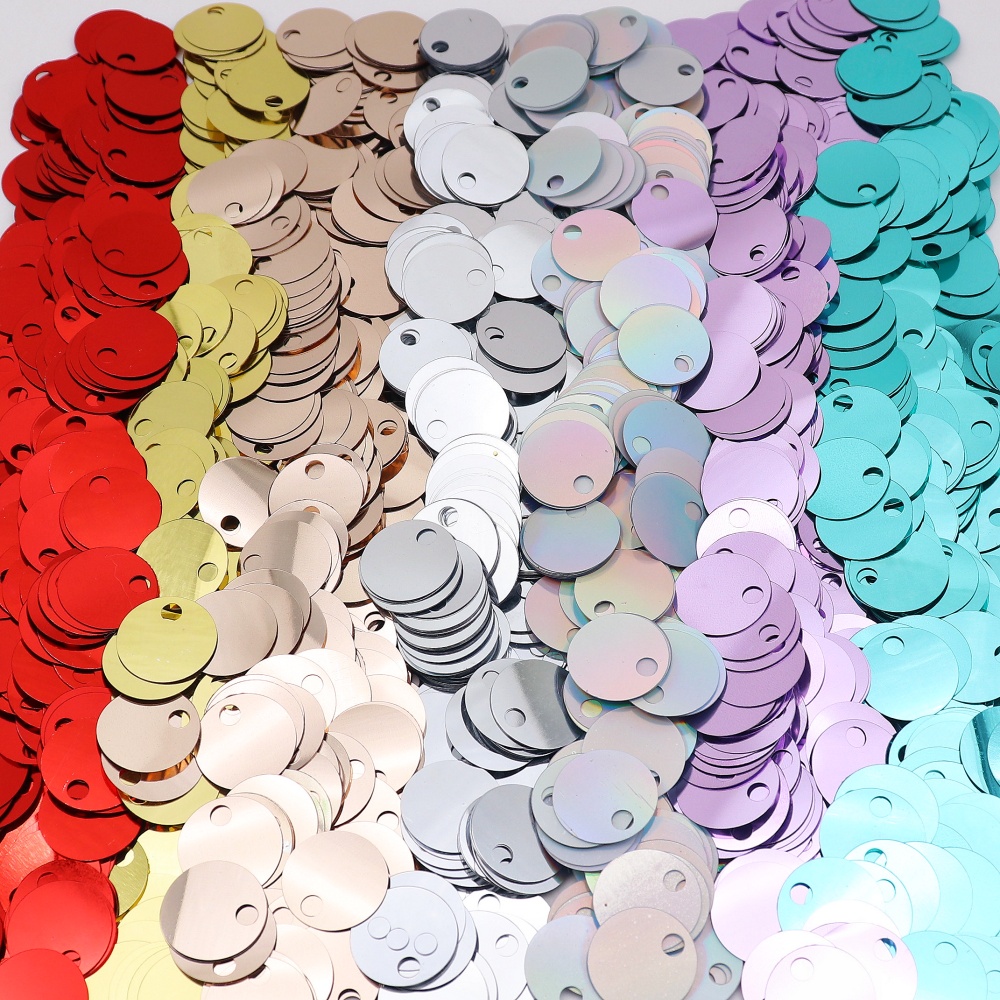 10/20/30mm Large Hole Holograf - Art Craft Flower Making ulasan dan harga