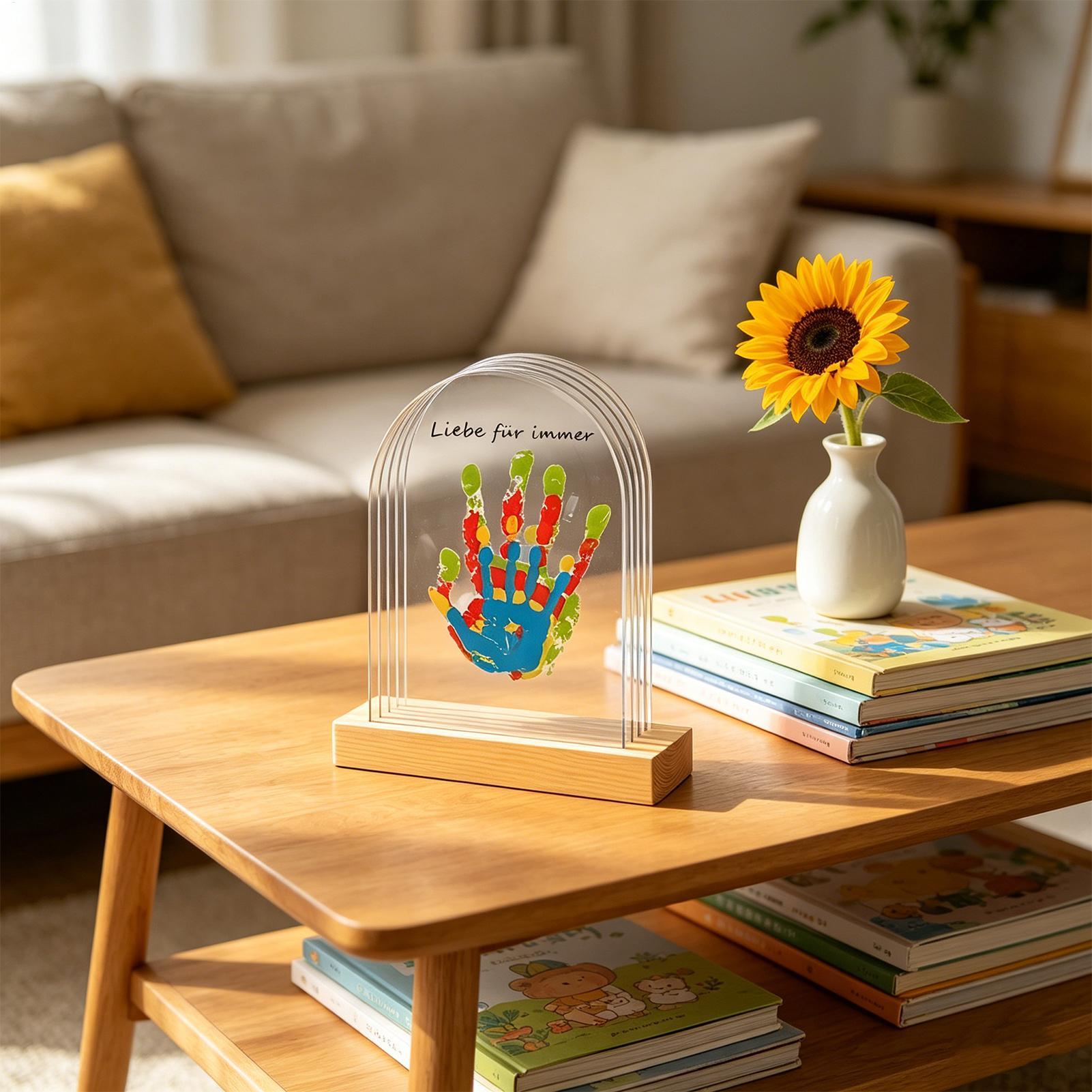 Family Handprint Kit with Ligh - Light Art And Craft ulasan dan harga