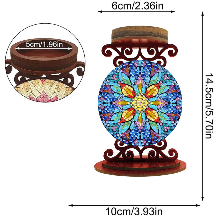 Flower candle holder Halloween - Art Craft Kit ulasan dan harga