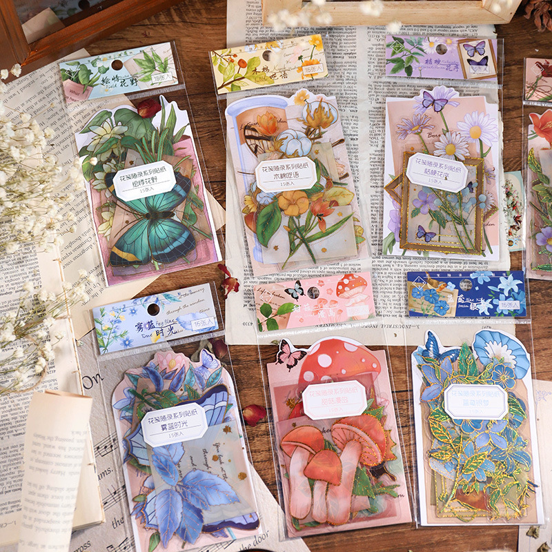 15pcs Butterfly Flower Series  - Art Craft 3 Year Old ulasan dan harga