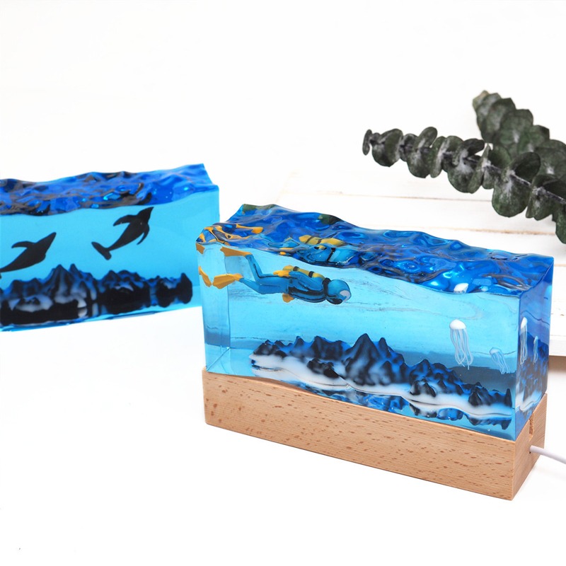 DIY Resin Craft Light Underwat - Light Art And Craft ulasan dan harga