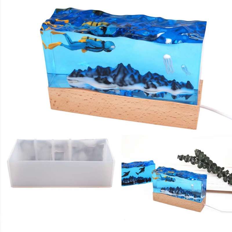 DIY Resin Craft Light Underwat - Light Art And Craft ulasan dan harga