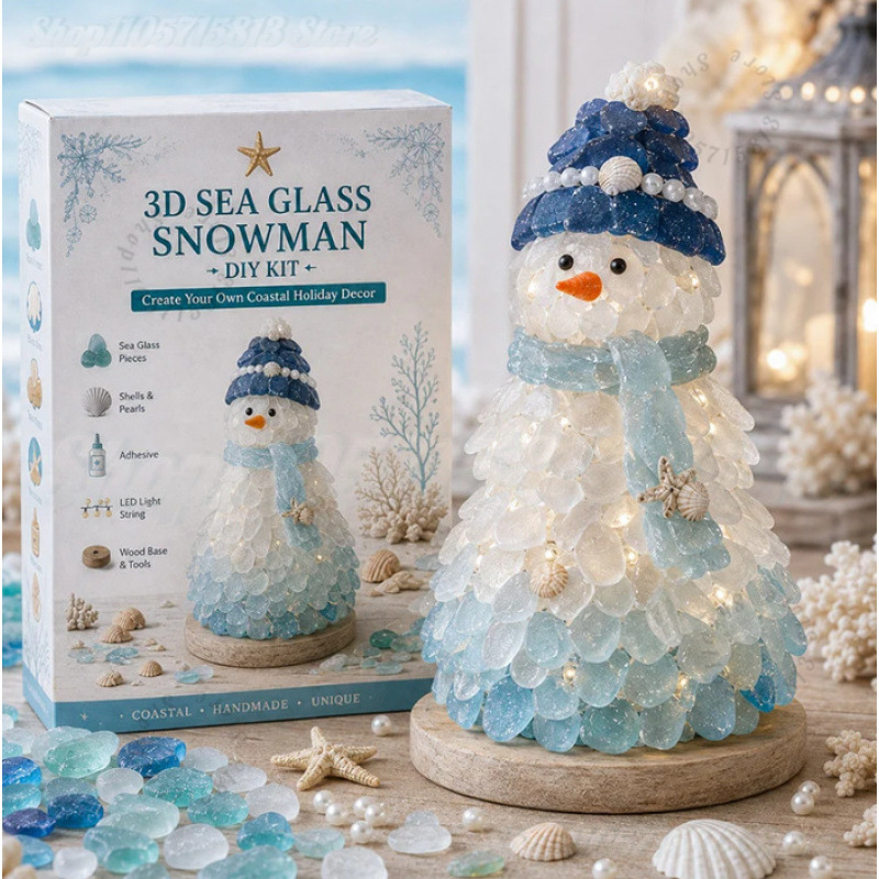Christmas DIY Sea Glass Craft  - Art Craft Kit ulasan dan harga