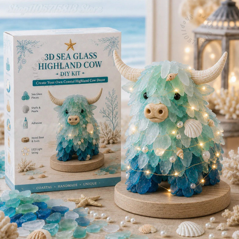 Christmas DIY Sea Glass Craft  - Art Craft Kit ulasan dan harga