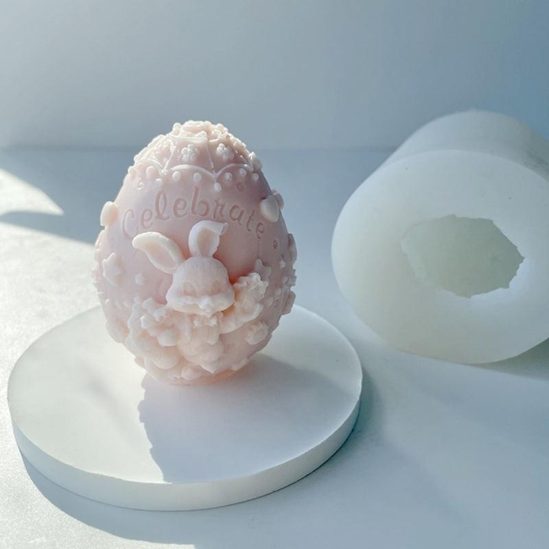 3D Easter Mold DIY Bunny Silic - Art Craft Description ulasan dan harga