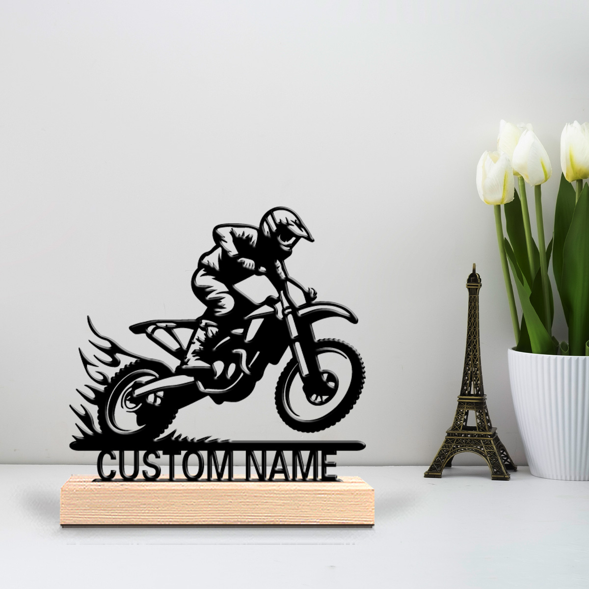 1pc Simple Motorcyclist Custom - Art Craft Simple ulasan dan harga