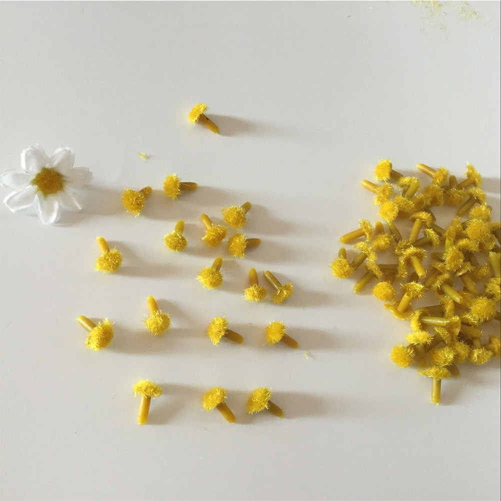 200Pcs Sunflower Stamens Simul - Art Craft Flower Making ulasan dan harga
