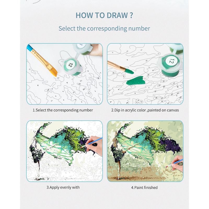 GATYZTORY Paint By Numbers Adu - Art Craft Village ulasan dan harga