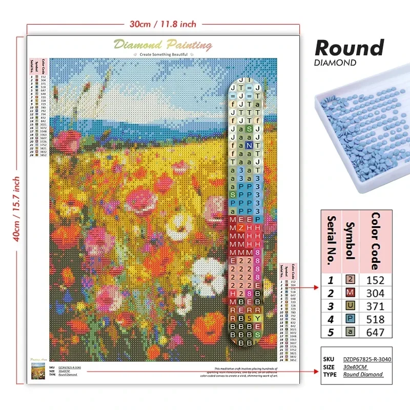 DIY 5D Diamond Painting, Encha - Art Craft Village ulasan dan harga