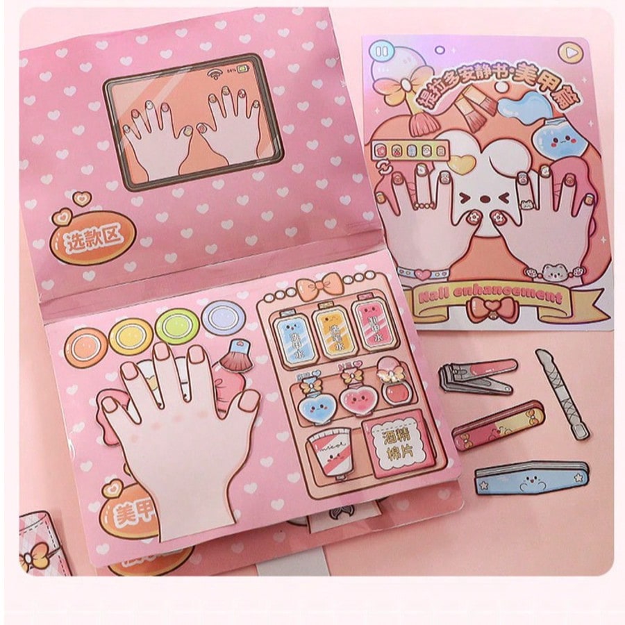 Pink Children DIY Nail Salon Q - Art Craft 3 Year Old ulasan dan harga