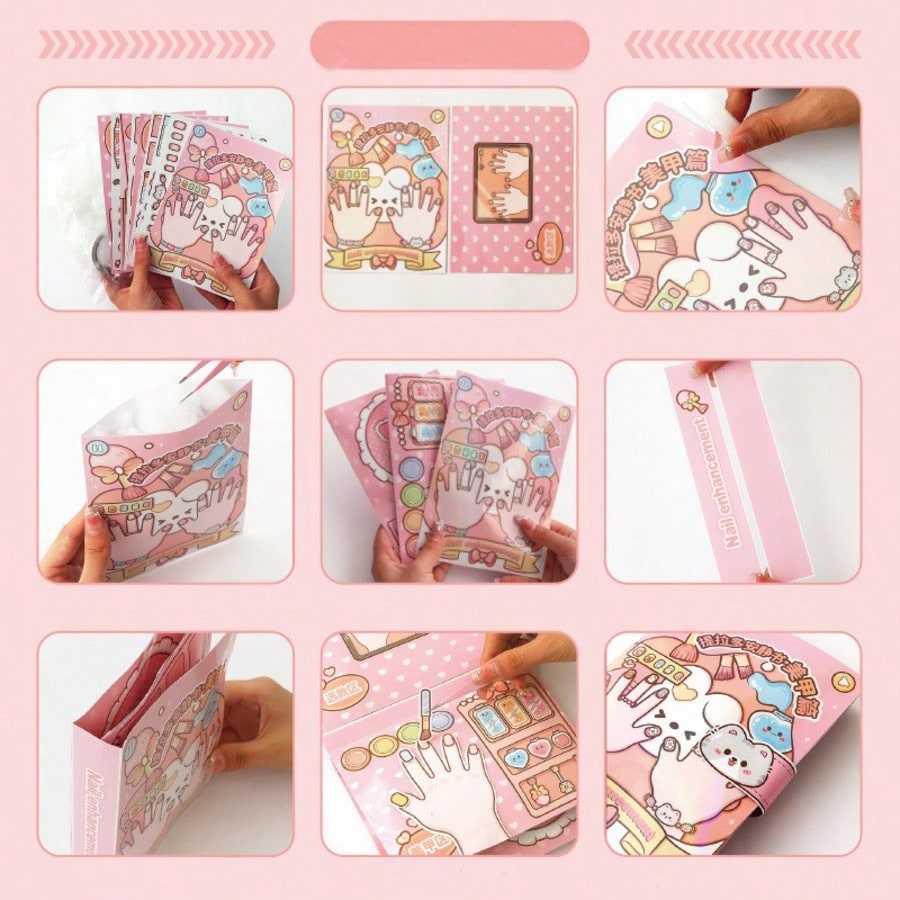 Pink Children DIY Nail Salon Q - Art Craft 3 Year Old ulasan dan harga