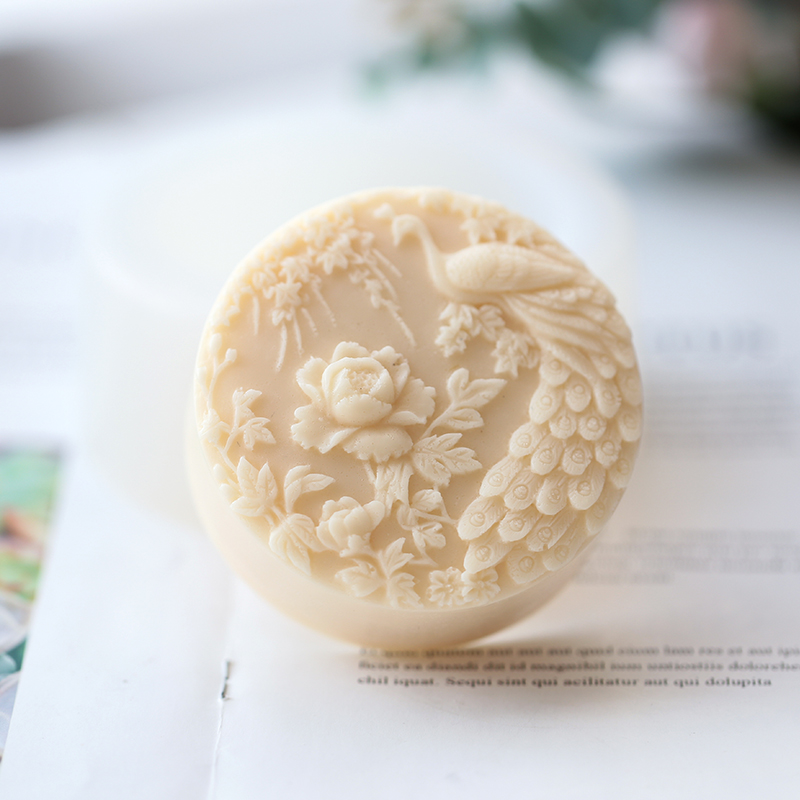 Peacock Flower Pattern Silicon - Art Craft Flower Making ulasan dan harga