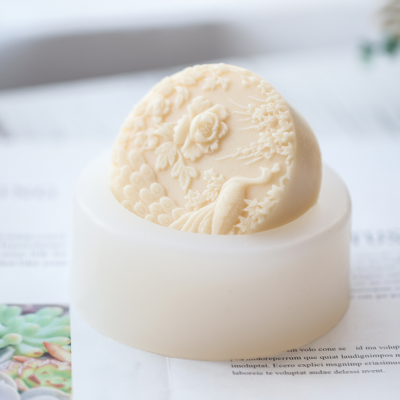 Peacock Flower Pattern Silicon - Art Craft Flower Making ulasan dan harga