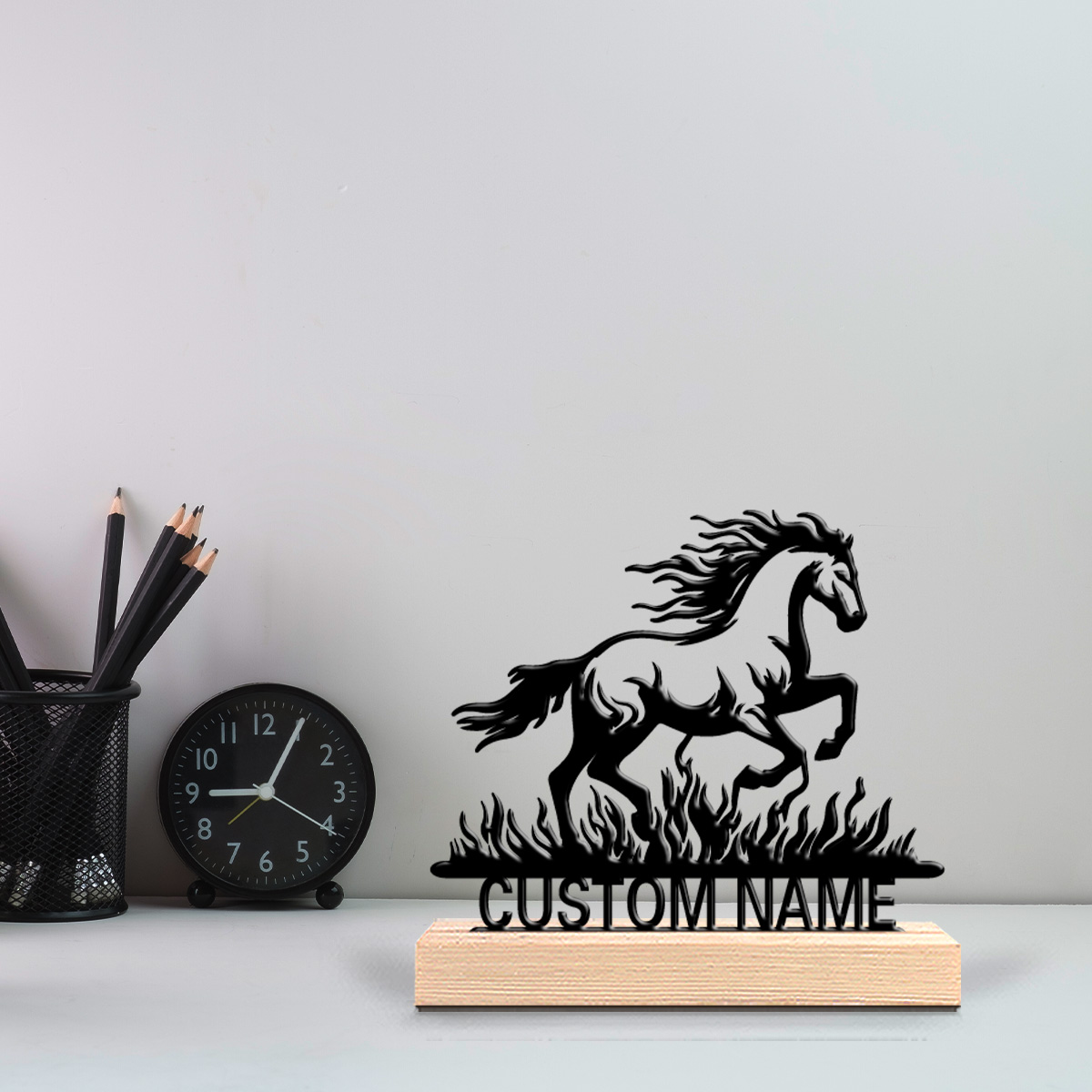1pc Simple horse Customized Te - Art Craft Simple ulasan dan harga