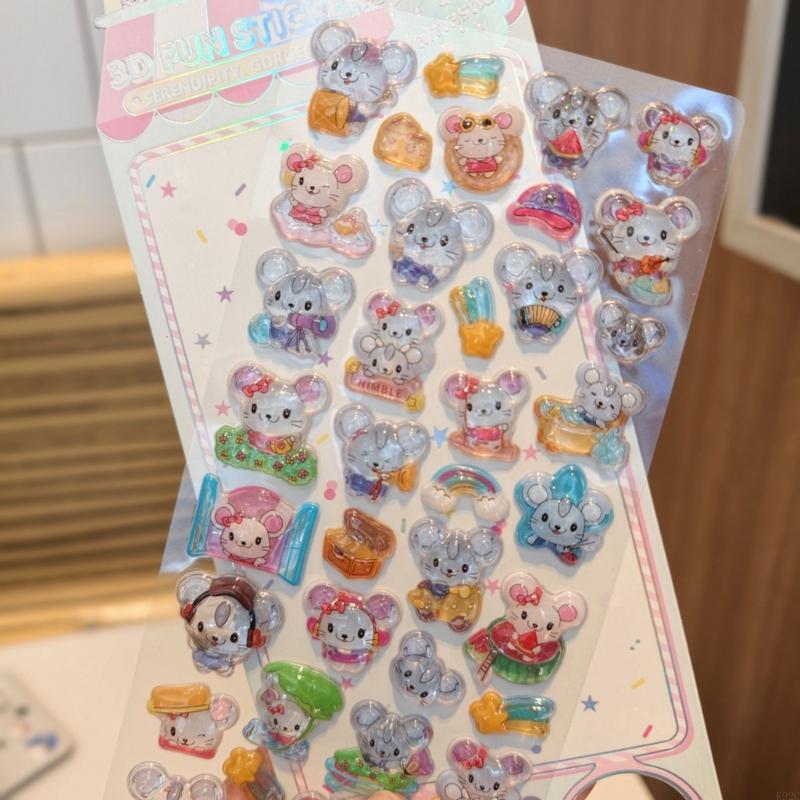Embossed Animal Sticker Adhesi - Art Craft 3 Year Old ulasan dan harga